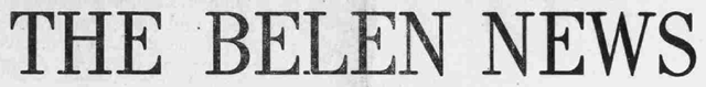 Belen News, 1913-1923