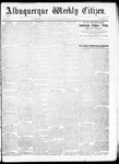 Albuquerque Weekly Citizen, 09-26-1891 by T. Hughes