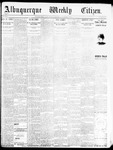 Albuquerque Weekly Citizen, 10-03-1896 by T. Hughes