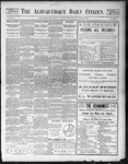 Albuquerque Daily Citizen, 11-26-1898 by Hughes & McCreight