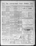 Albuquerque Daily Citizen, 11-22-1898 by Hughes & McCreight