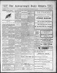 Albuquerque Daily Citizen, 07-23-1898 by Hughes & McCreight