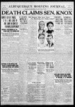 Albuquerque Morning Journal, 10-13-1921 by Journal Publishing Company