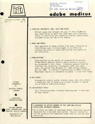"adobe medicus 1980 5 September-October" by Health Sciences Library and ...