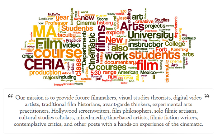 Cinematic Arts Faculty Publications