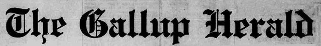 Gallup Herald, 1916-1923