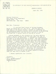 18. Letter from Tony Hillerman to Eleanor Timberman