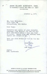07. Letter from Ann Elmo to Tony Hillerman