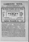 Carrizozo News, 08-14-1908 by J.A. Haley