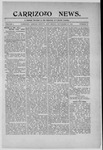 Carrizozo News, 09-25-1908 by J.A. Haley