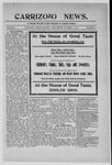 Carrizozo News, 10-16-1908 by J.A. Haley