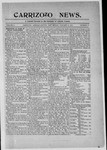 Carrizozo News, 01-15-1909 by J.A. Haley