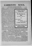 Carrizozo News, 01-22-1909 by J.A. Haley
