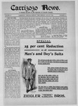 Carrizozo News, 07-16-1909 by J.A. Haley