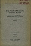 1923-1924-UNM CATALOG by UNM Office of the Registrar