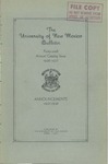 1936-1937 CATALOG ISSUE- BULLETIN by UNM Office of the Registrar