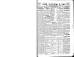 New Mexico Lobo, Volume 026, No 17, 1/25/1924 by University of New Mexico