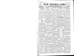 New Mexico Lobo, Volume 028, No 5, 10/19/1925 by University of New Mexico