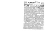 New Mexico Lobo, Volume 044, No 25, 11/25/1941 by University of New Mexico