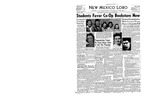 New Mexico Lobo, Volume 044, No 45, 3/10/1942 by University of New Mexico
