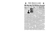 New Mexico Lobo, Volume 045, No 11, 10/30/1942 by University of New Mexico