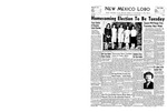 New Mexico Lobo, Volume 046, No 14, 10/8/1943 by University of New Mexico