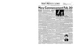 New Mexico Lobo, Volume 047, No 29, 2/9/1945 by University of New Mexico