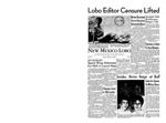 New Mexico Lobo, Volume 063, No 49, 2/19/1960 by University of New Mexico