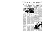 New Mexico Lobo, Volume 072, No 21, 10/11/1968