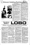 New Mexico Daily Lobo, Volume 075, No 110, 3/15/1972 by University of New Mexico