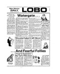 New Mexico Daily Lobo, Volume 077, No 80, 1/30/1974