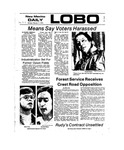 New Mexico Daily Lobo, Volume 077, No 88, 2/11/1974 by University of New Mexico