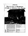 New Mexico Daily Lobo, Volume 078, No 1, 8/21/1974 by University of New Mexico