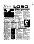 New Mexico Daily Lobo, Volume 078, No 47, 10/29/1974 by University of New Mexico