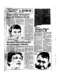 New Mexico Daily Lobo, Volume 078, No 48, 10/30/1974 by University of New Mexico