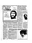 New Mexico Daily Lobo, Volume 078, No 81, 1/28/1975 by University of New Mexico