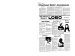 New Mexico Daily Lobo, Volume 081, No 131, 4/11/1978 by University of New Mexico