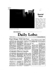 New Mexico Daily Lobo, Volume 085, No 119, 3/25/1981 by University of New Mexico