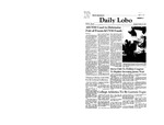 New Mexico Daily Lobo, Volume 086, No 41, 10/19/1981 by University of New Mexico