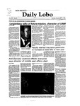New Mexico Daily Lobo, Volume 087, No 52, 11/2/1982 by University of New Mexico