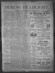Deming Headlight, 08-12-1893 by J.E. Curren