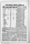 Estancia News-Herald, 08-21-1913 by J. A. Constant