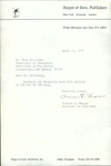 04. Letter from Frances R. Thomas to Tony Hillerman