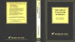 07. The Great Taos Bank Robbery [Books On Tape, 1994] by Tony Hillerman