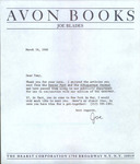 5. Letter from Joe Blades To Tony Hillerman