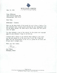 10. Letter from Jane Fraser to Tony Hillerman