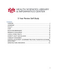 HSLIC 5 Year Review Self-Study by UNM Health Sciences Library & Informatics Center