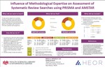 Influence of Methodological Expertise on Assessment of Systematic Review Searches using PRISMA and AMSTAR