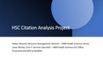 HSC Citation Analysis by Robyn Gleasner and Lewis Worley