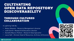 Cultivating Open Data Repository Discoverability Through Cultured Collaboration: A Lightning Talk